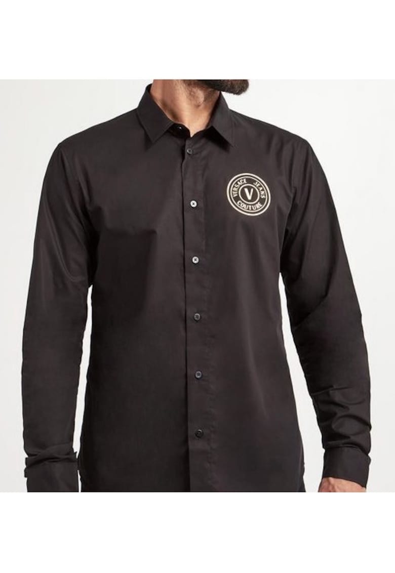 Camasa barbati – Bumbac – Negru – Negru Camasa barbati – Bumbac – Negru – Negru