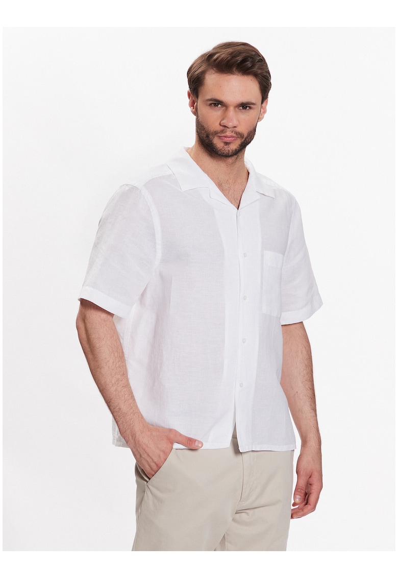Camasa barbati - In/Bumbac - Regular Fit - Alb - Alb