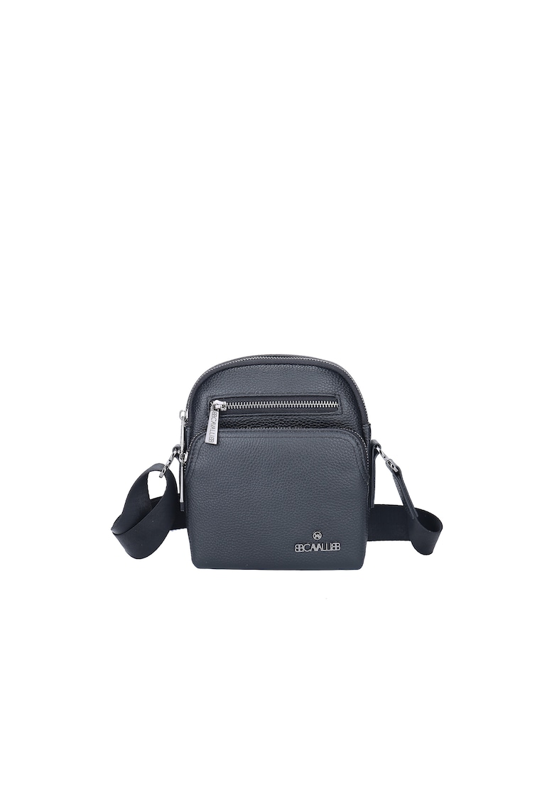Geanta crossbody de piele cu logo