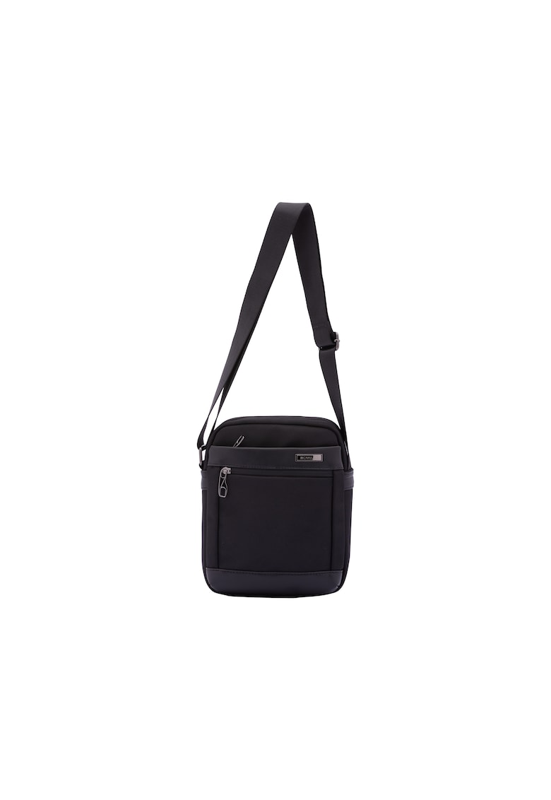 Geanta crossbody din material textil - Negru