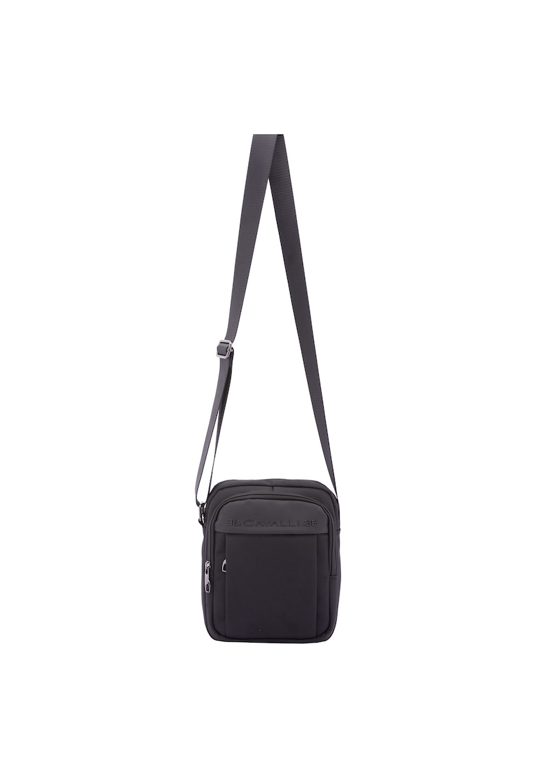 Geanta crossbody cu barete ajustabile - Negru