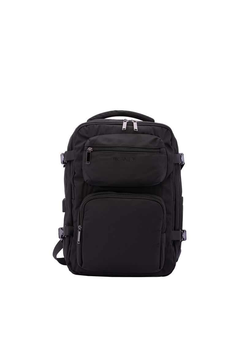 Rucsac cu buzunare multiple - Negru