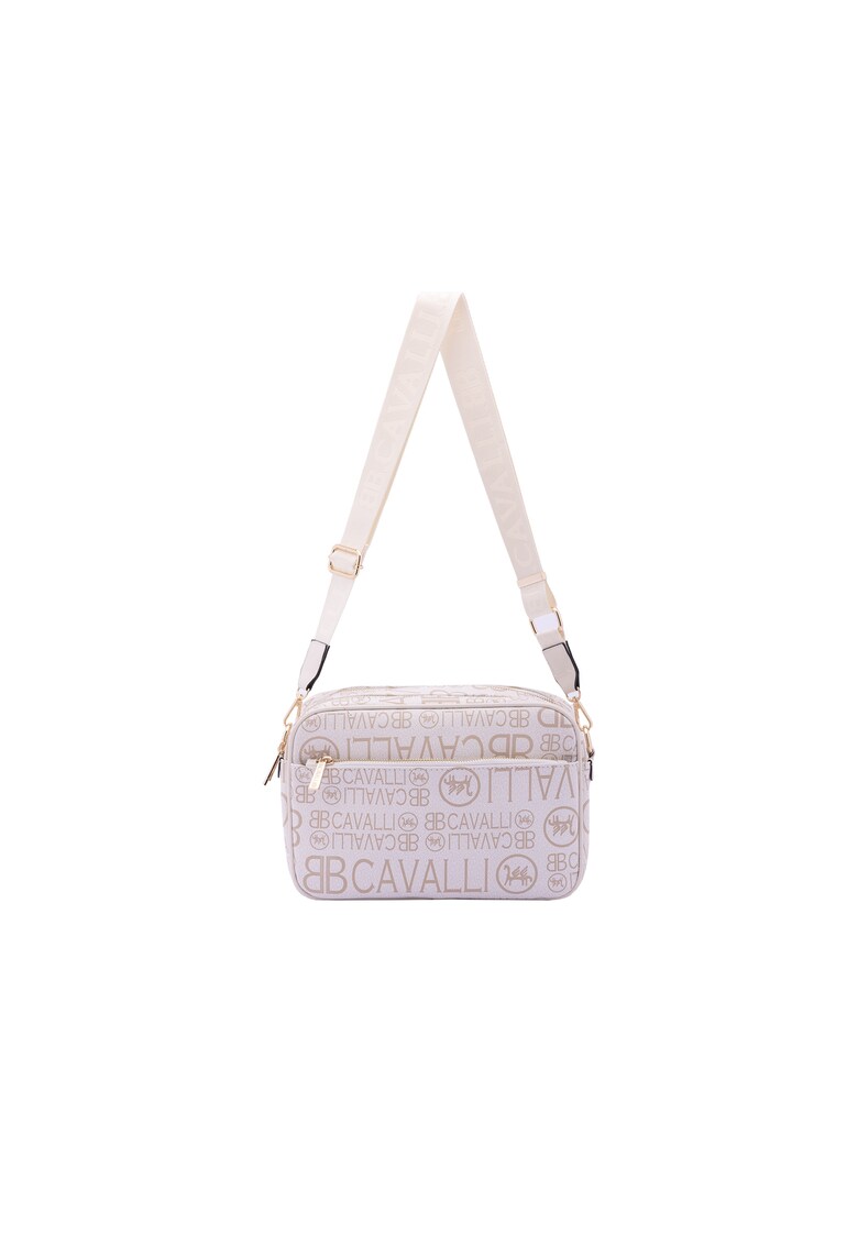 Geanta crossbody cu bareta ajustabila - Bej