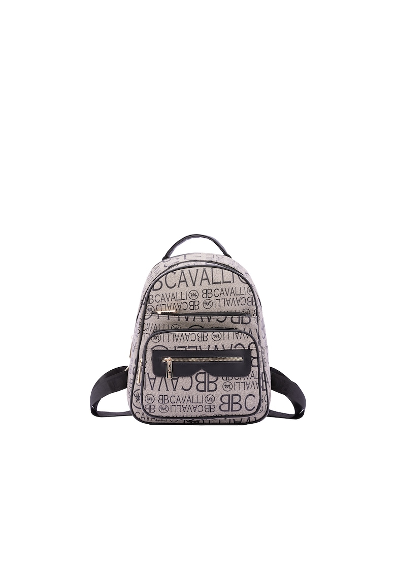 Rucsac cu model si barete ajustabile - Negru stins