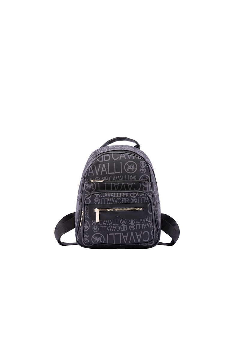 Rucsac cu model si barete ajustabile - Negru