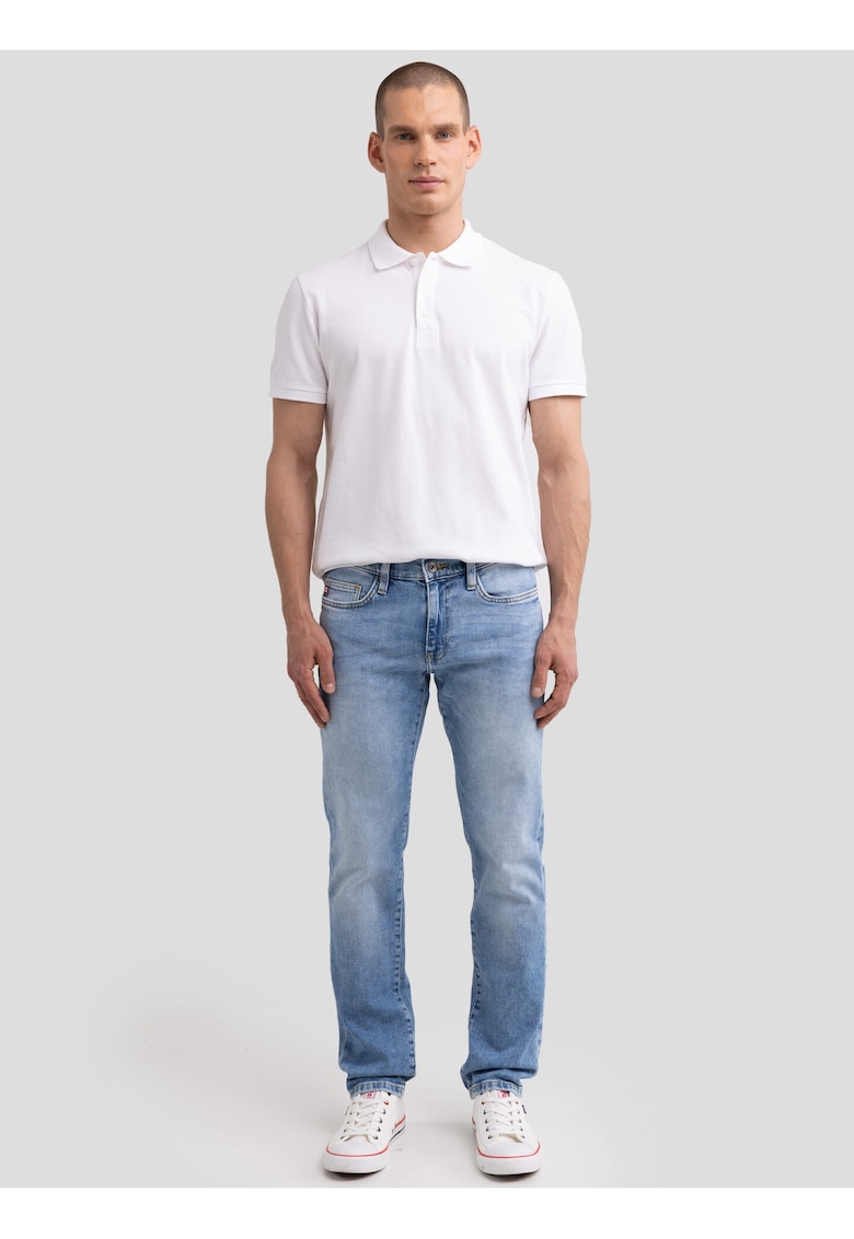 Blugi slim fit cu aspect decolorat TERRY SLIM 252