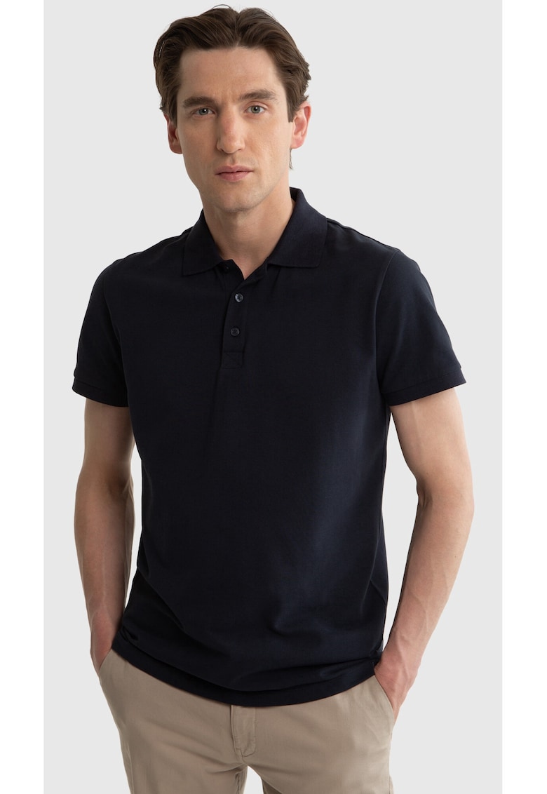Tricou uni cu guler polo Markolinos