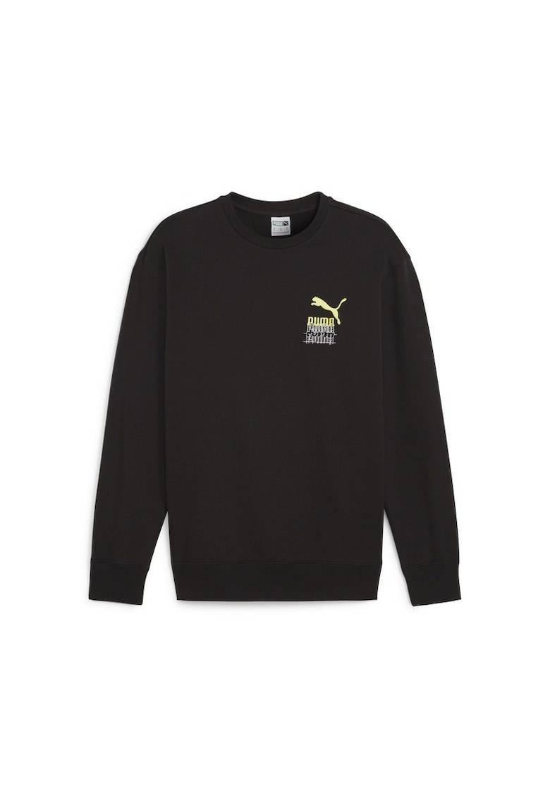 Bluza  pentru Barbati - brand love crew - 624301-01 - XS INTL - Negru Bluza  pentru Barbati - brand love crew - 624301-01 - XS INTL - Negru