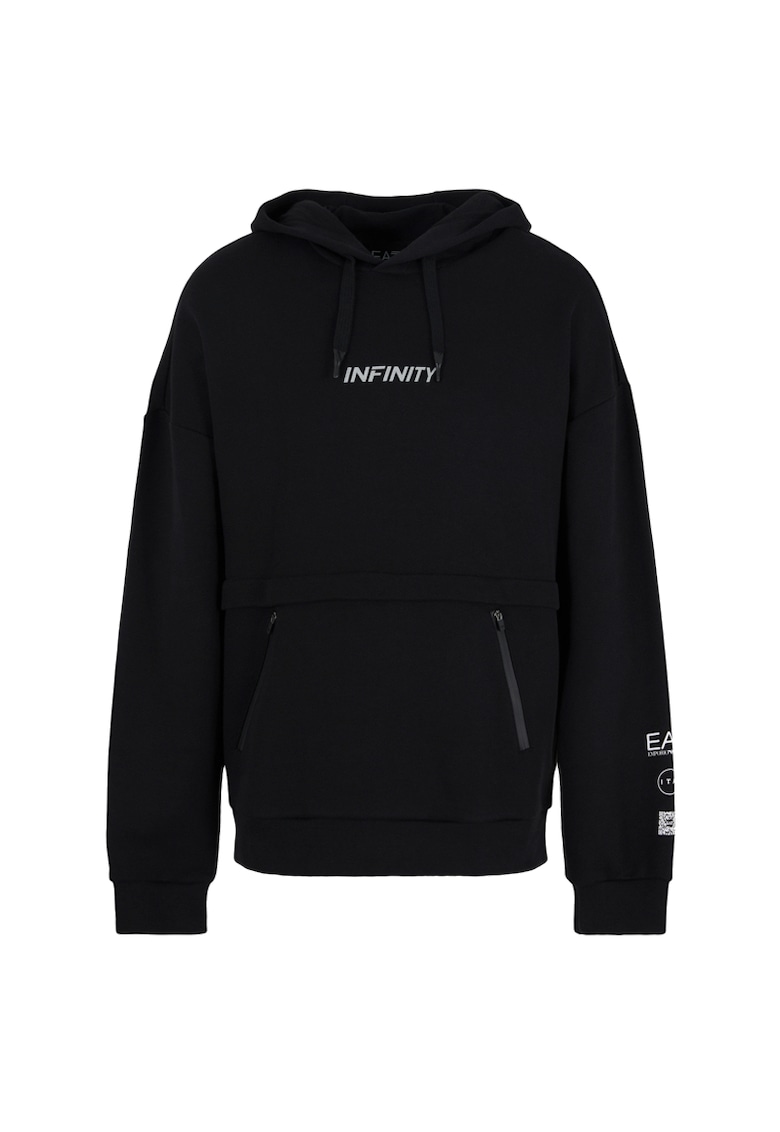 Hanorac  pentru Drumetie - 3DPM26-PJSAZ-1200 - Negru