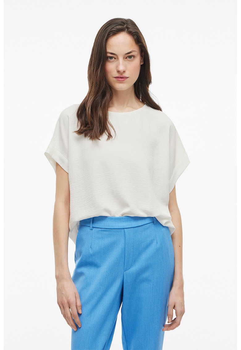 Tricou lejer cu decolteu rotund