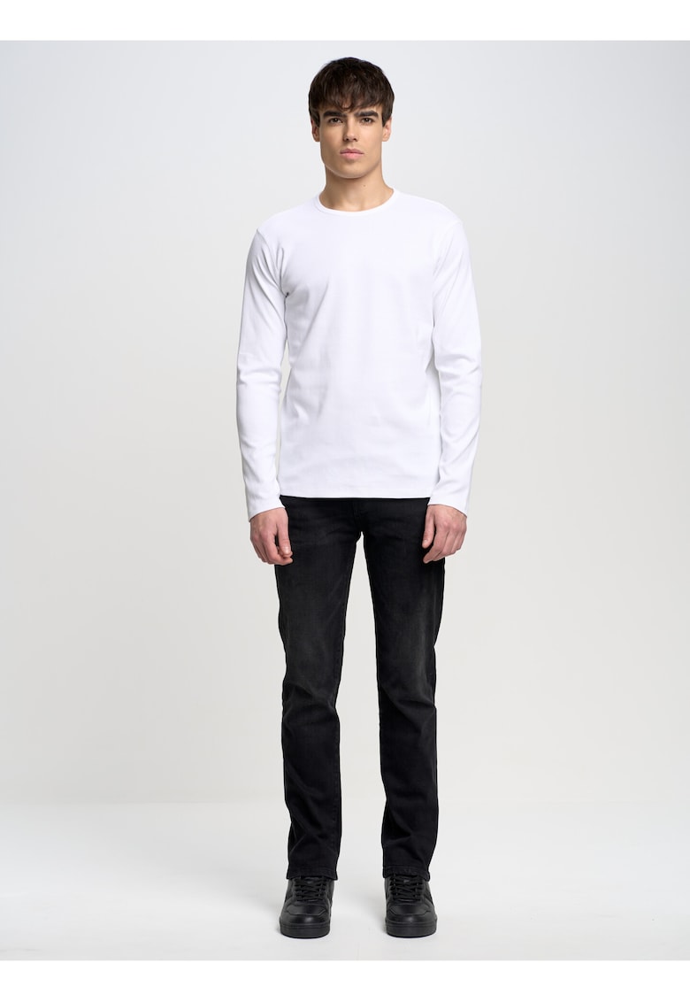 Bluza slim fit din bumbac Classical