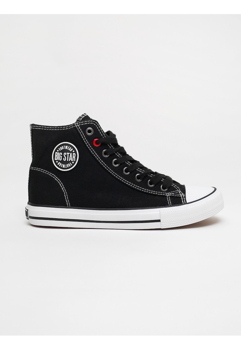 Tenisi high-top - Negru