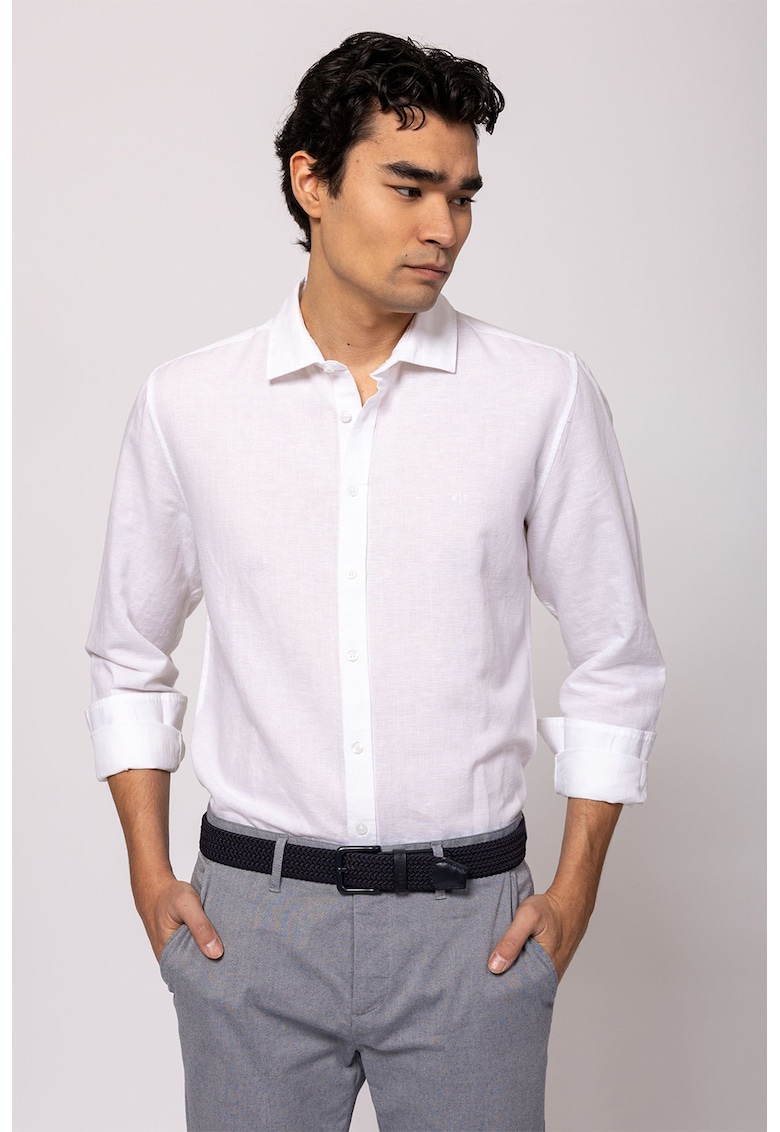 Camasa din in si bumbac Ryden