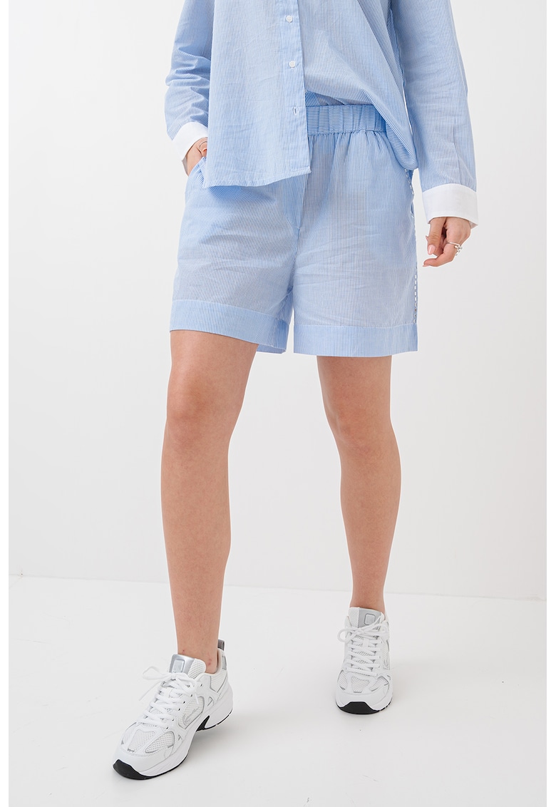 Pantaloni scurti ampli de bumbac organic