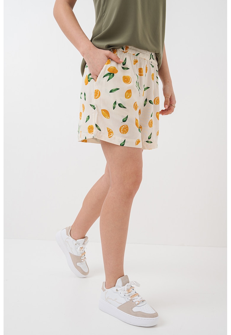 Pantaloni scurti lejeri cu talie elastica