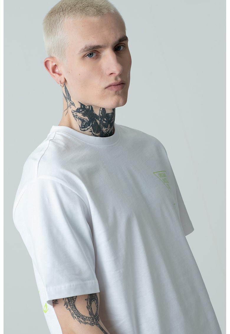 Tricou de bumbac organic cu model grafic Tricou de bumbac organic cu model grafic