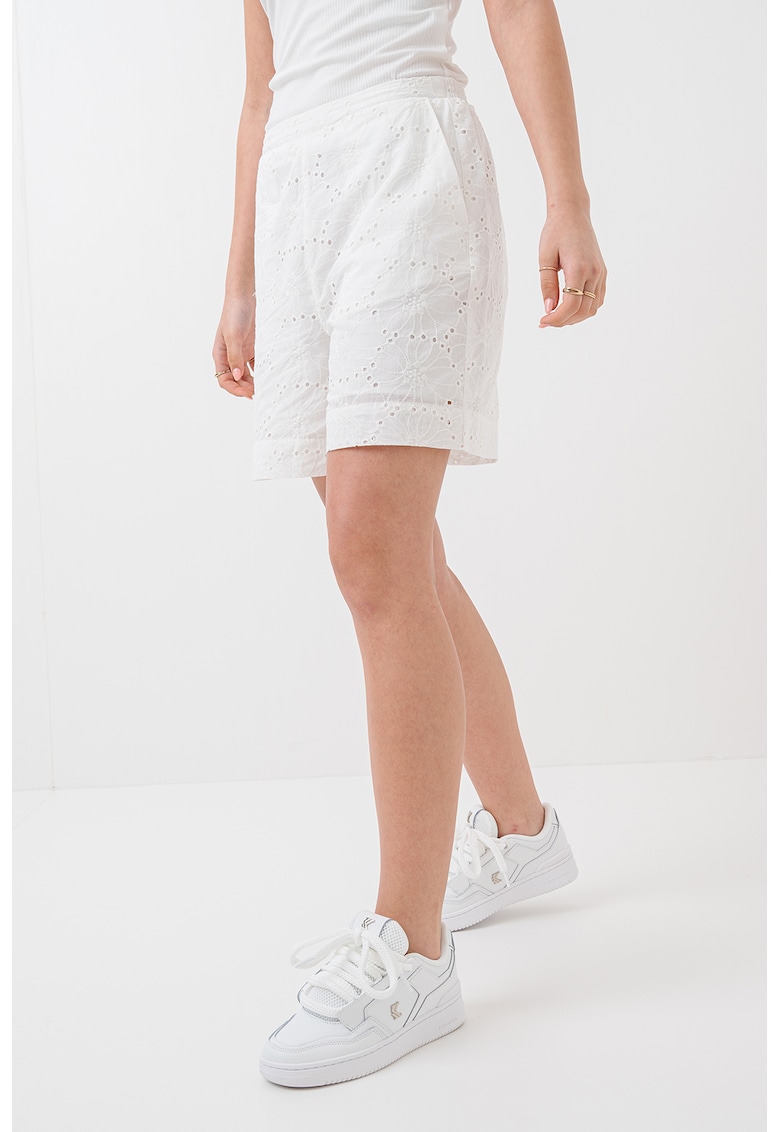 Pantaloni scurti de bumbac cu talie elastica