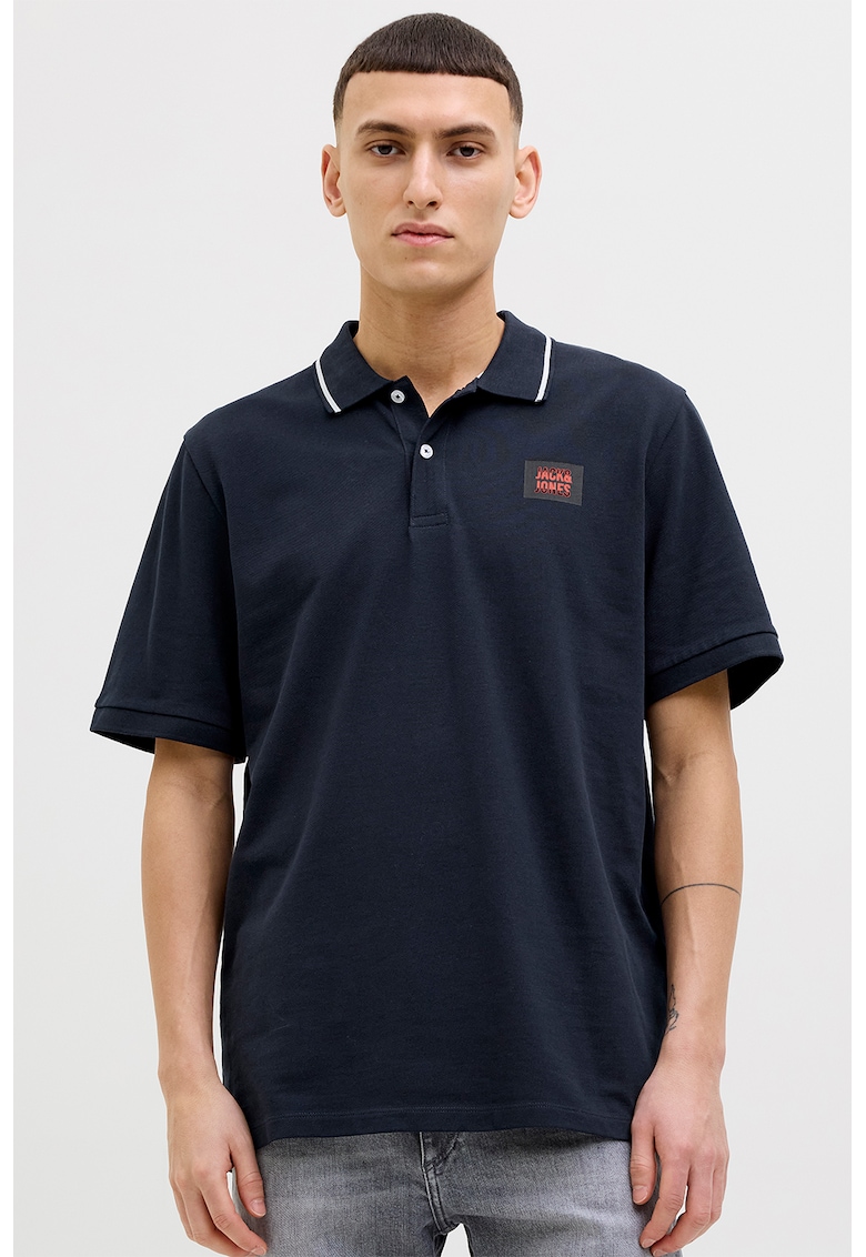 Tricou polo de bumbac cu logo Tricou polo de bumbac cu logo