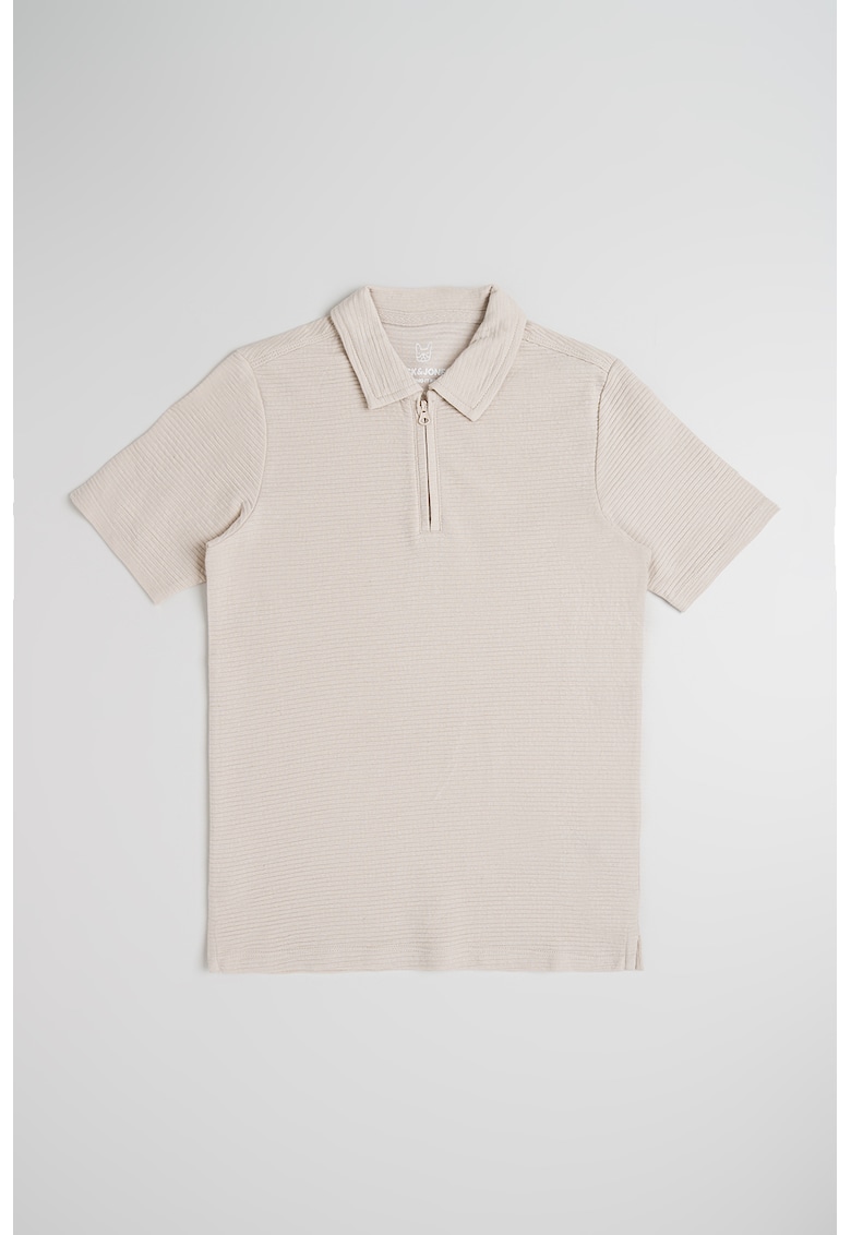 Tricou polo striat