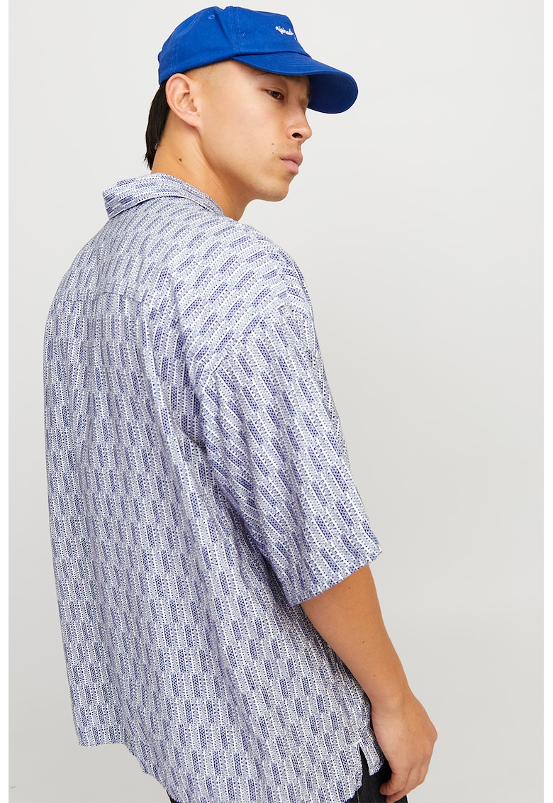 Camasa cu maneci scurte si model grafic