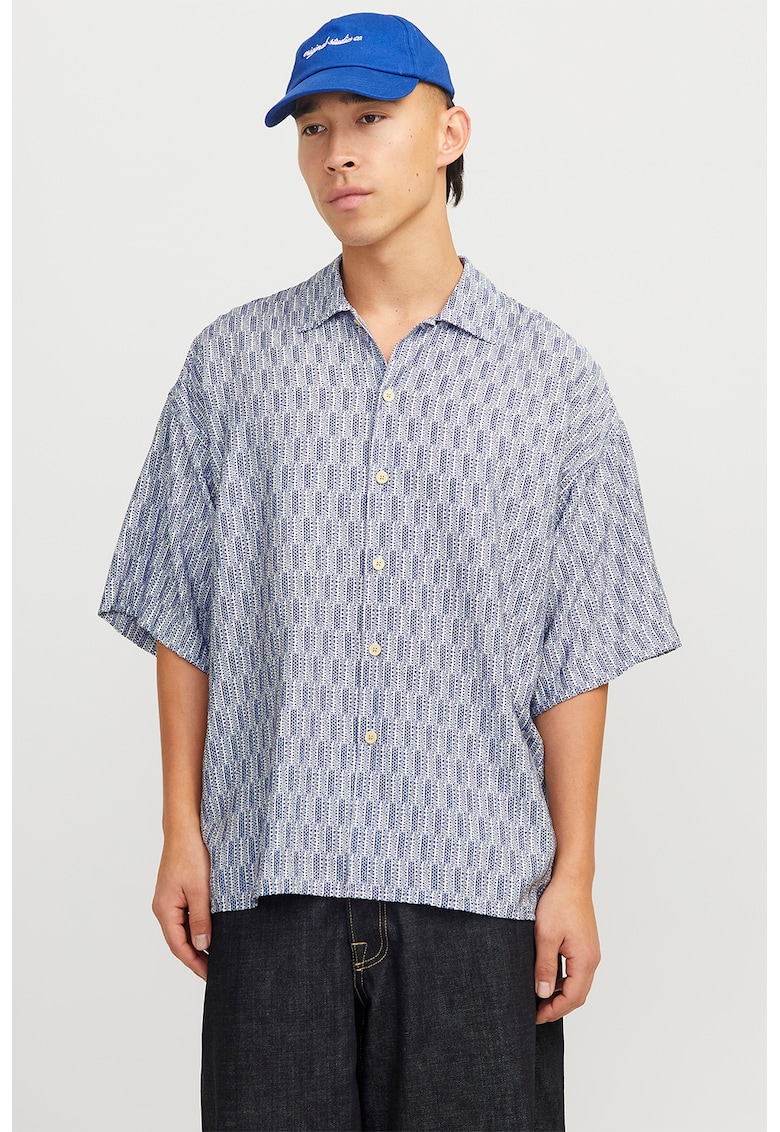 Camasa cu maneci scurte si model grafic