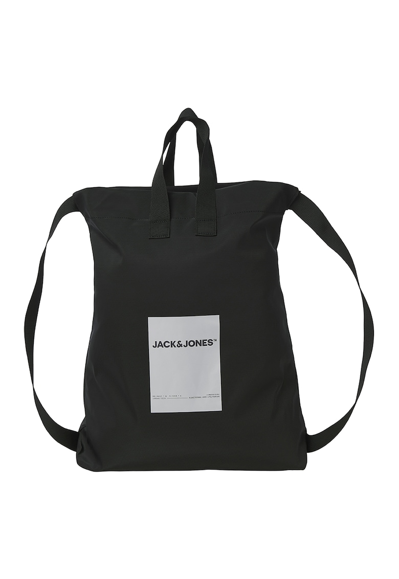 Rocsac tote cu imprimeu logo - Negru