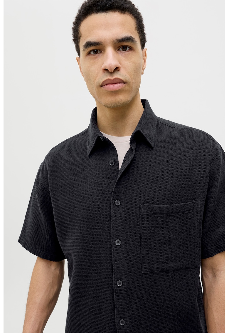 Camasa relaxed fit de bumbac