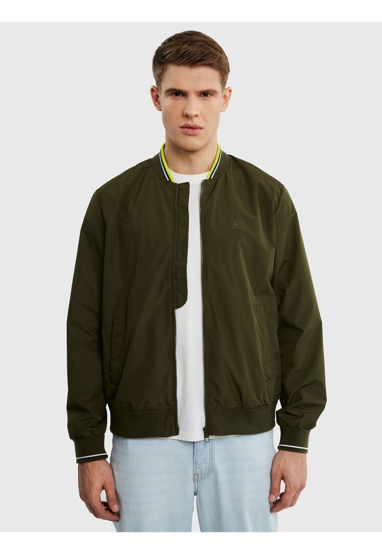 Jacheta bomber impermeabila cu fermoar Glabro