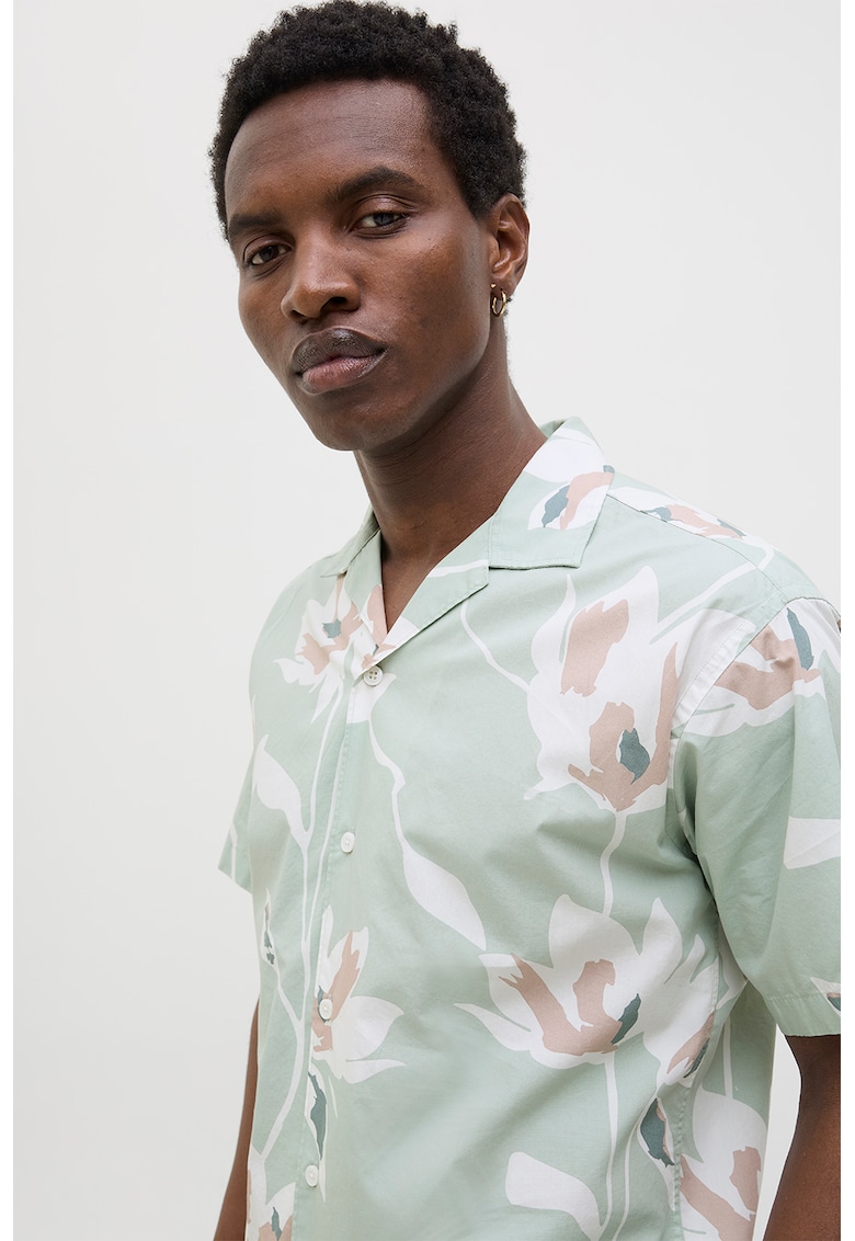 Camasa relaxed fit din amestec de bumbac organic