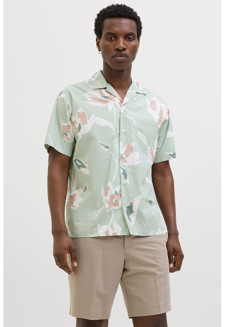 Camasa relaxed fit din amestec de bumbac organic