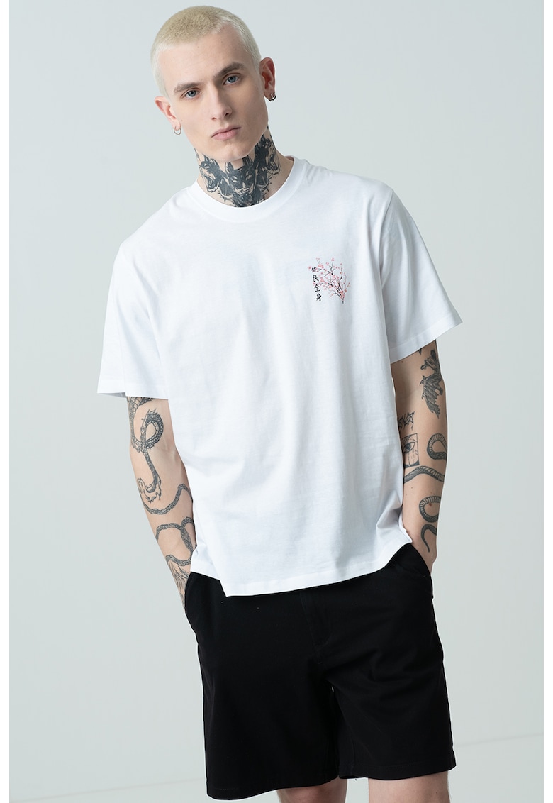 Tricou cu imprimeu pe partea din spate Valley