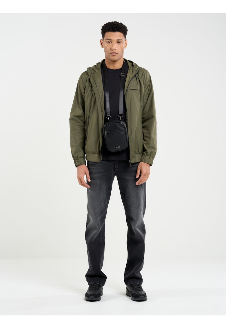 Jacheta din nailon cu gluga Ronabi 303