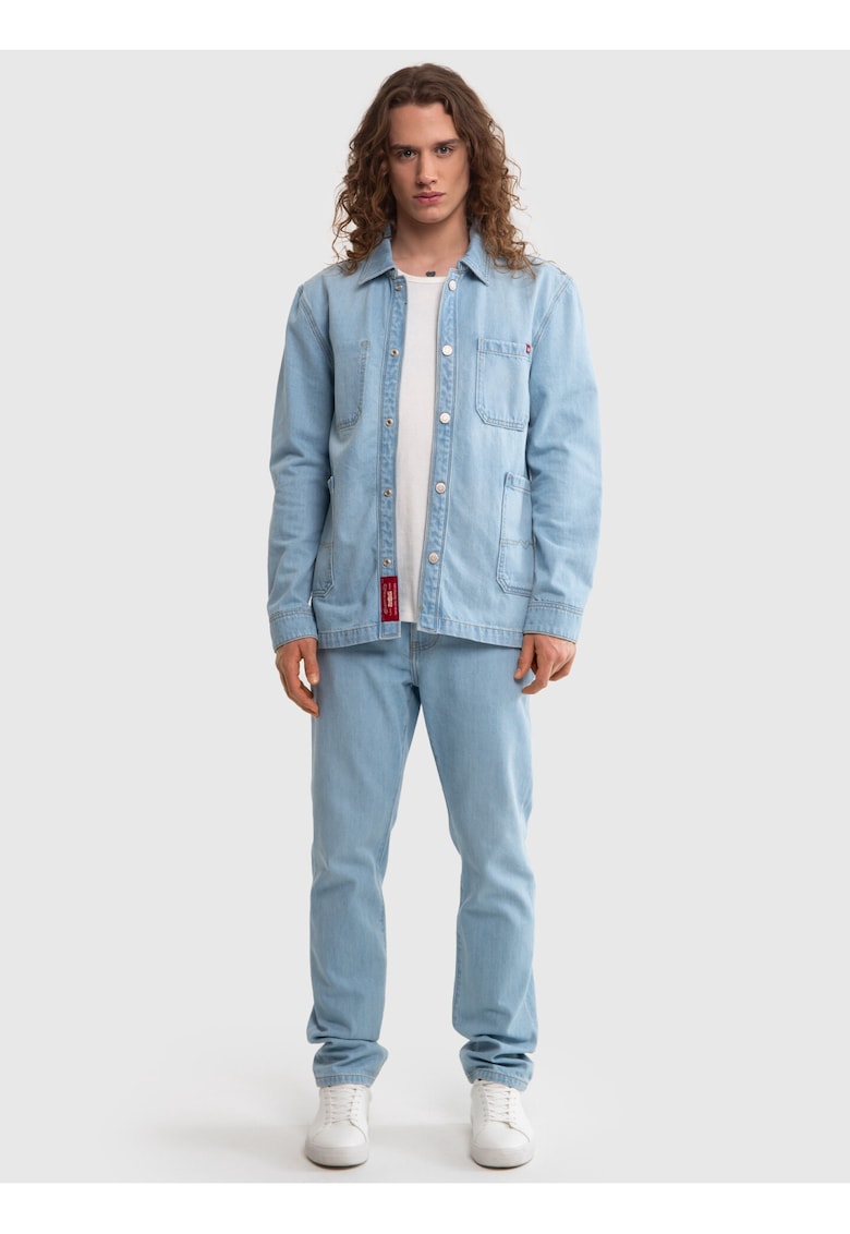 Jacheta-camasa din denim