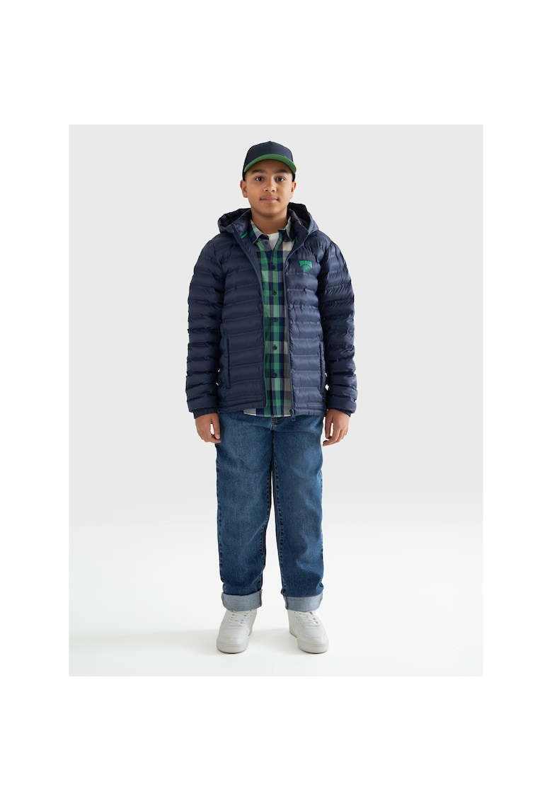 Geaca matlasata cu gluga detasabila Acarfin