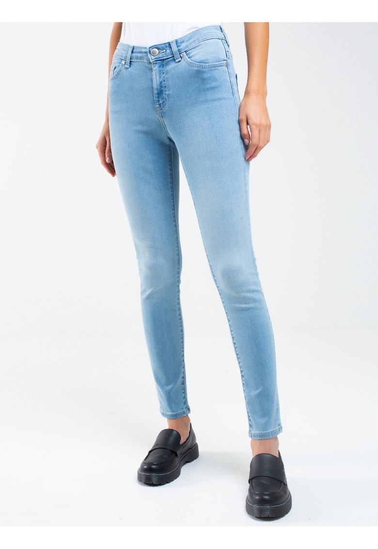 Blugi skinny cu talie inalta Adela 105