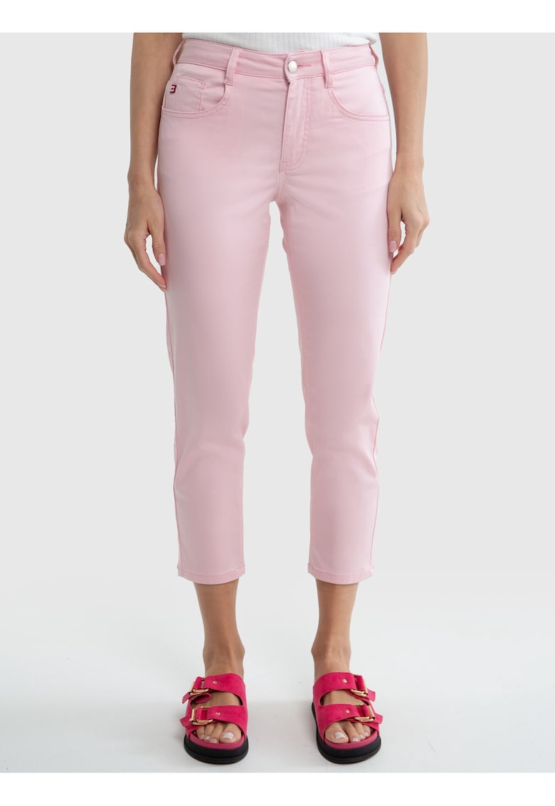 Pantaloni capri Lucia - Roz