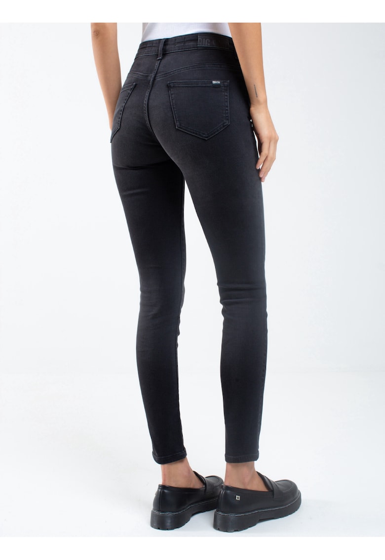 Blugi skinny cu talie inalta Adela 961