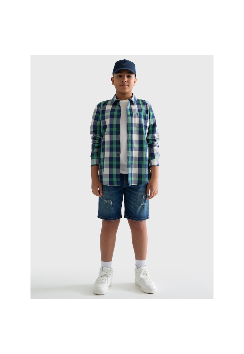 Bermude slim fit din denim Mat 561