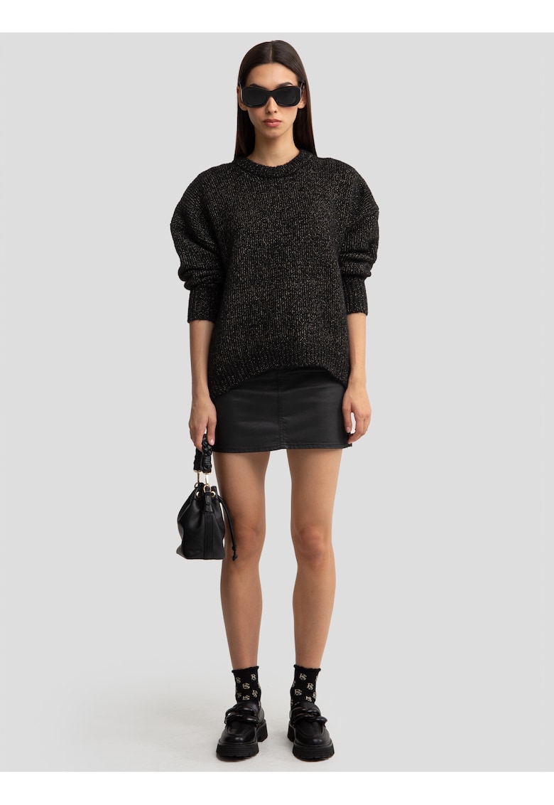 Pulover supradimensionat cu maneci cazute Mayamessa 906 -