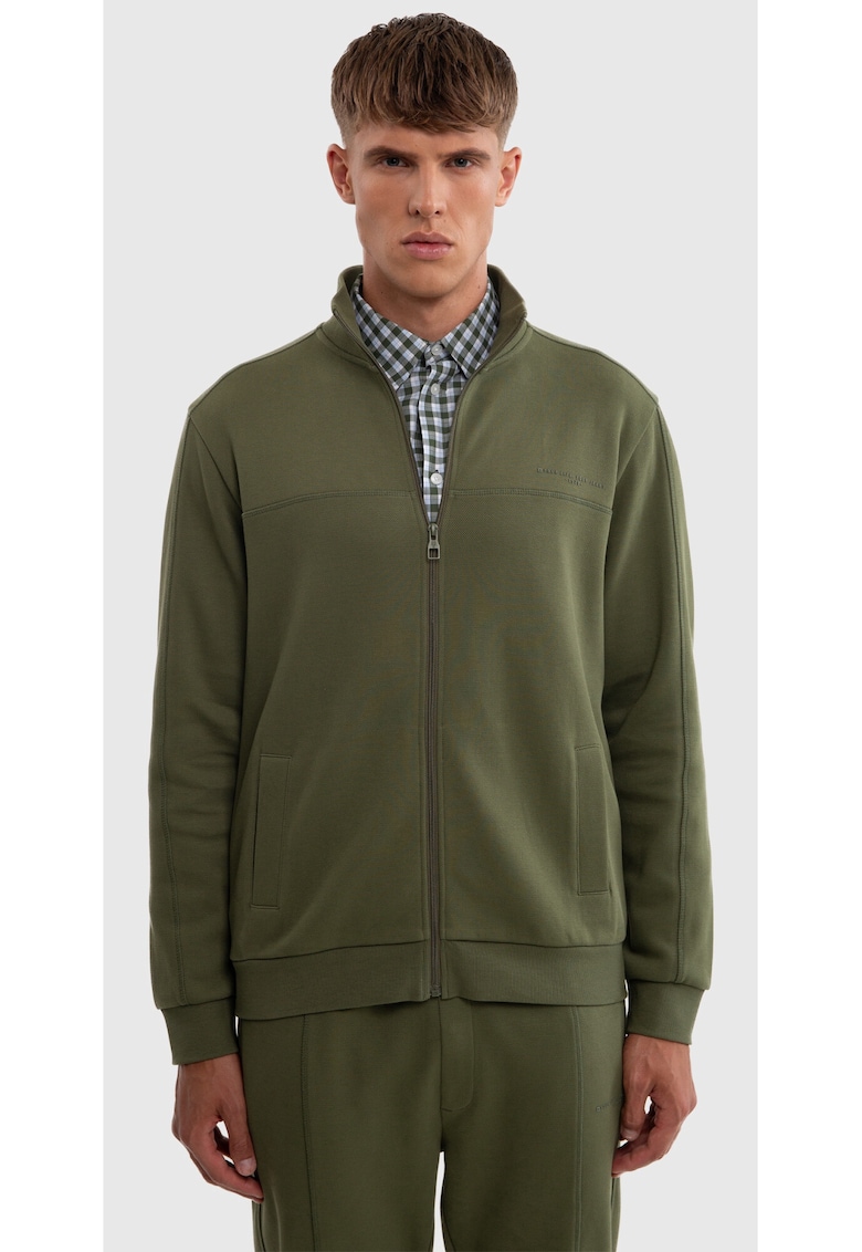 Bluzon cu fermoar din pique WLADOR 303