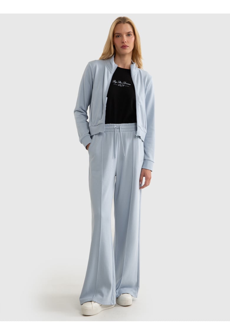 Bluzon cu fermoar si guler inalt CHITASANA ZIP 401