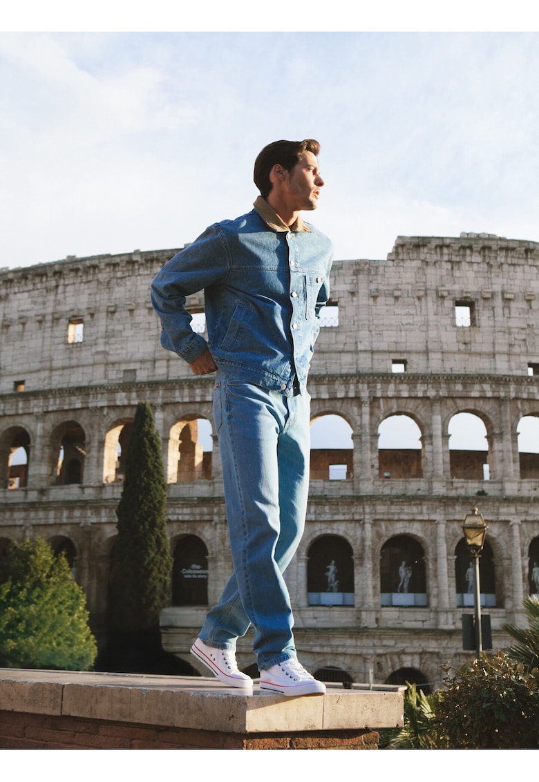 Blugi drepti din amestec de lyocell Toros