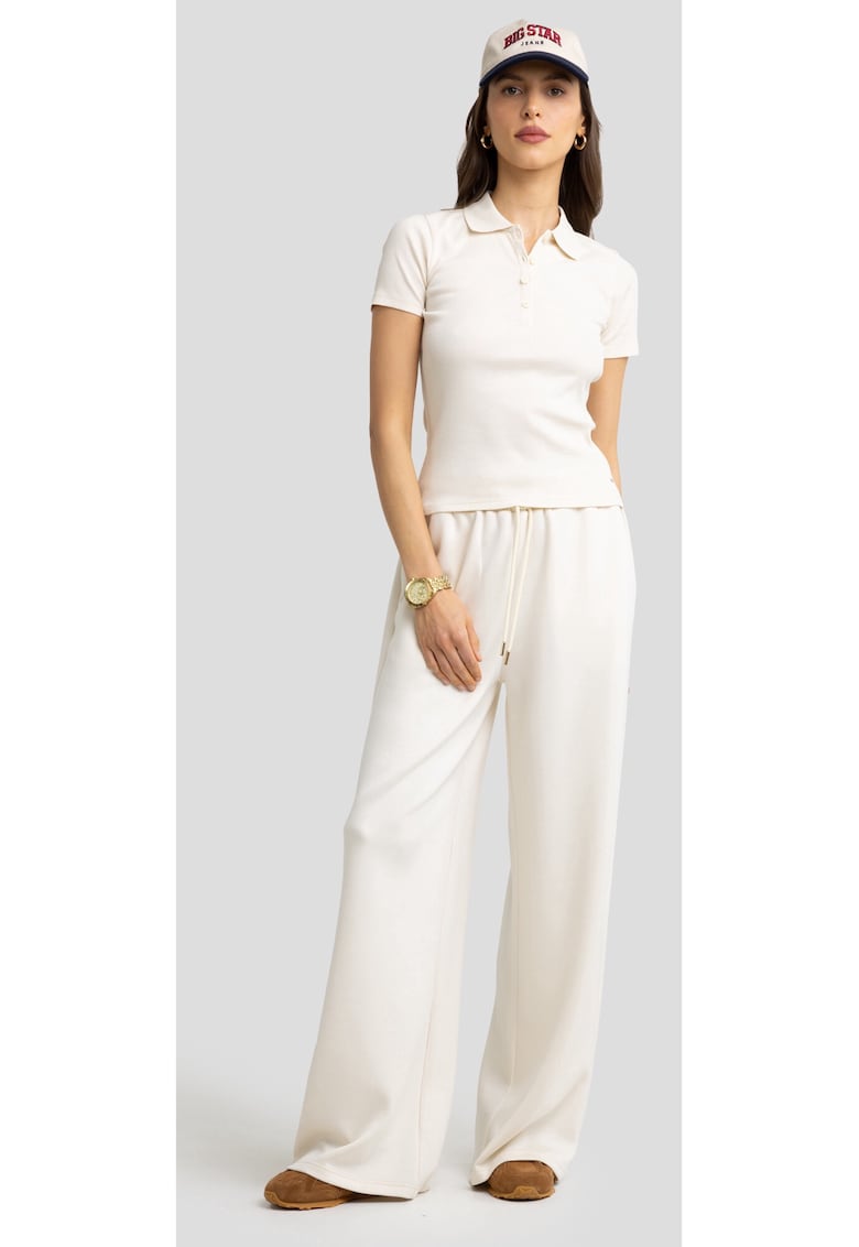 Tricou slim-fit cu guler polo Rafaela