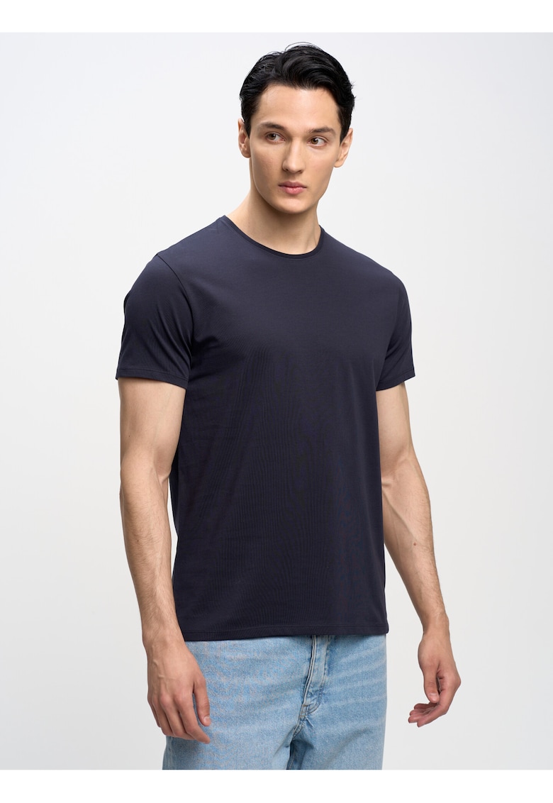 Tricou uni din amestec de bumbac