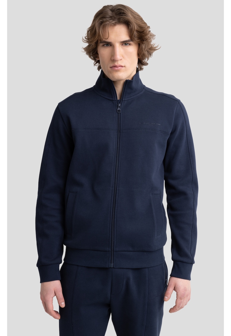Bluzon din pique cu fermoar WLADOR ZIP 403