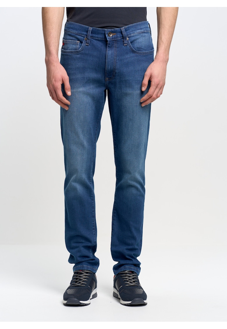 Blugi barbati model TERRY 433 - conici - culoare atemporala - denim