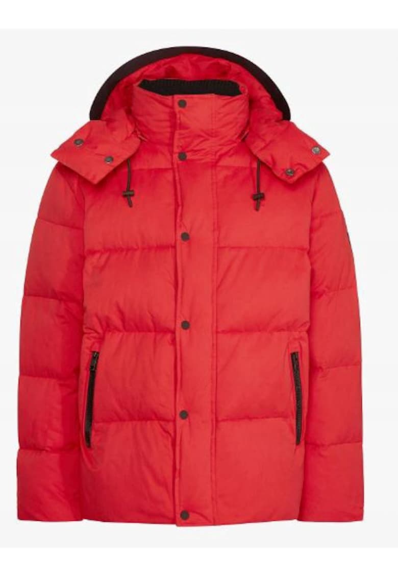 Calvin Klein Geaca barbati - Bumbac\Poliester - Rosu - Rosu
