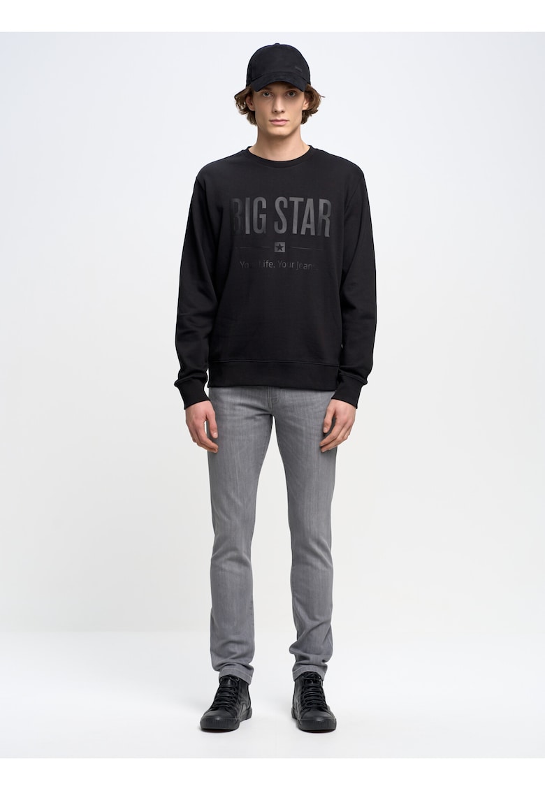 Bluza de trening din bumbac cu logo Ecodort -