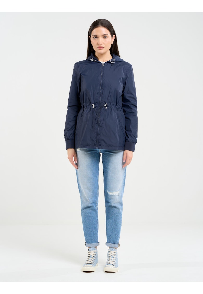 Jacheta din nailon cu talie reglabila Mira 403