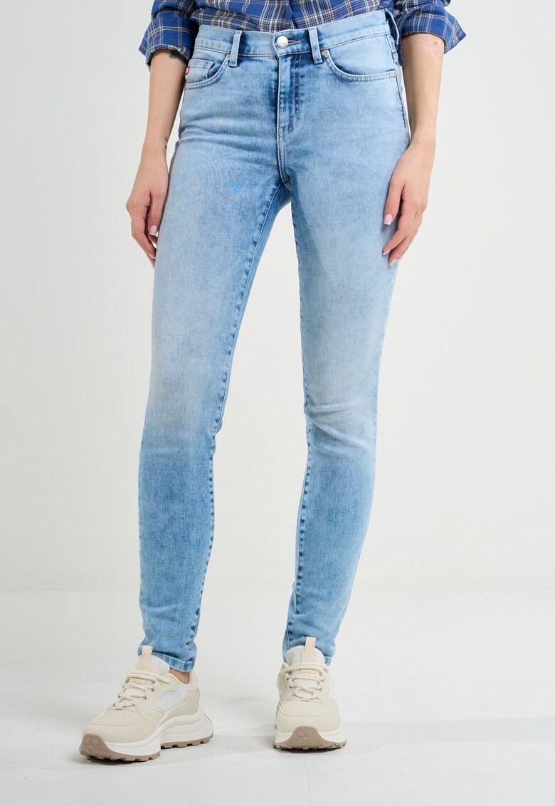 Blugi skinny cu talie medie Adela